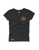 DISFRUTANDO A LO GRANDE GRAY WOMEN T-SHIRT - iguanacustomcollection