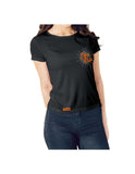DISFRUTANDO A LO GRANDE GRAY WOMEN T-SHIRT - iguanacustomcollection