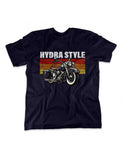 HYDRA STYLE NAVY MEN T-SHIRT - iguanacustomcollection