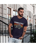 HYDRA STYLE NAVY MEN T-SHIRT - iguanacustomcollection