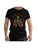 FRANKESTEIN ALWAYS RIDE TO FEEL ALIVE BLACK MEN T-SHIRT - iguanacustomcollection