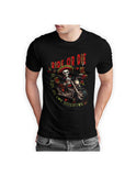 DIA DE LOS MUERTOS BLACK MEN T-SHIRT - iguanacustomcollection