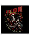 DIA DE LOS MUERTOS BLACK MEN T-SHIRT - iguanacustomcollection
