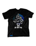 MAY THE ROAD BE WITH YOU BLACK MEN T-SHIRT - iguanacustomcollection