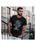 MAY THE ROAD BE WITH YOU BLACK MEN T-SHIRT - iguanacustomcollection