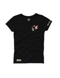 SKULL RIDE FAST OR DIE LAST BLACK WOMEN T-SHIRT - iguanacustomcollection